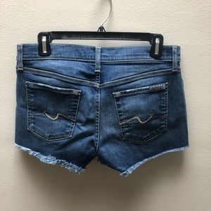 7 for all mankind cut off jean short, size 28